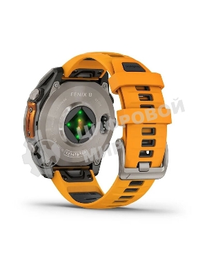 Смарт-часы Garmin Fenix 8 AMOLED Sapphire титановый серый, оранжевый 47мм