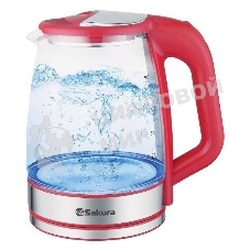 Чайник электрический Sakura SA-2722R (2.2) стекл подсв