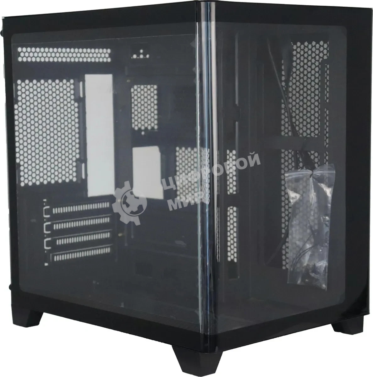 Компьютерный корпус Accord ACC-R7MB черный без БП mATX 2xUSB3.0 1xUSB3.1 audio