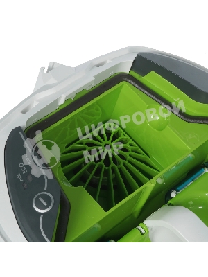 Пылесос Thomas Perfect Air Feel Fresh X3 белый/зеленый, 325/1700Вт, уборка сухая/влажная, пылесборник контейнер 2.6 л
