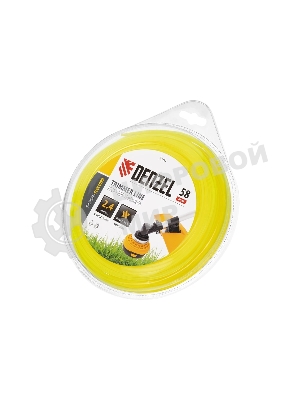 Леска для триммера Denzel звезда 2,4 мм х58 м, блистер FLEX CORD