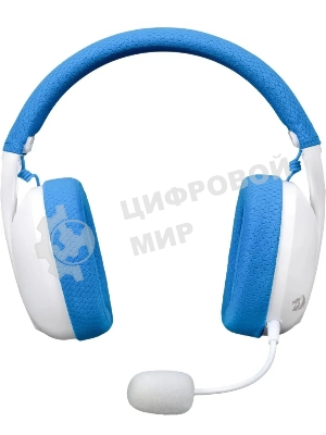 Гарнитура Redragon Ire Pro голубой, беспроводная + проводная, Bluetooth / USB, до 25 ч