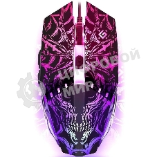 Мышь проводная Defender Prototype GM-670L черный, 2400 dpi, USB, кнопки - 6