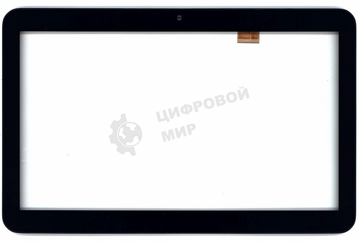 Сенсорное стекло (тачскрин) для Irbis TZ144. черное с рамкой