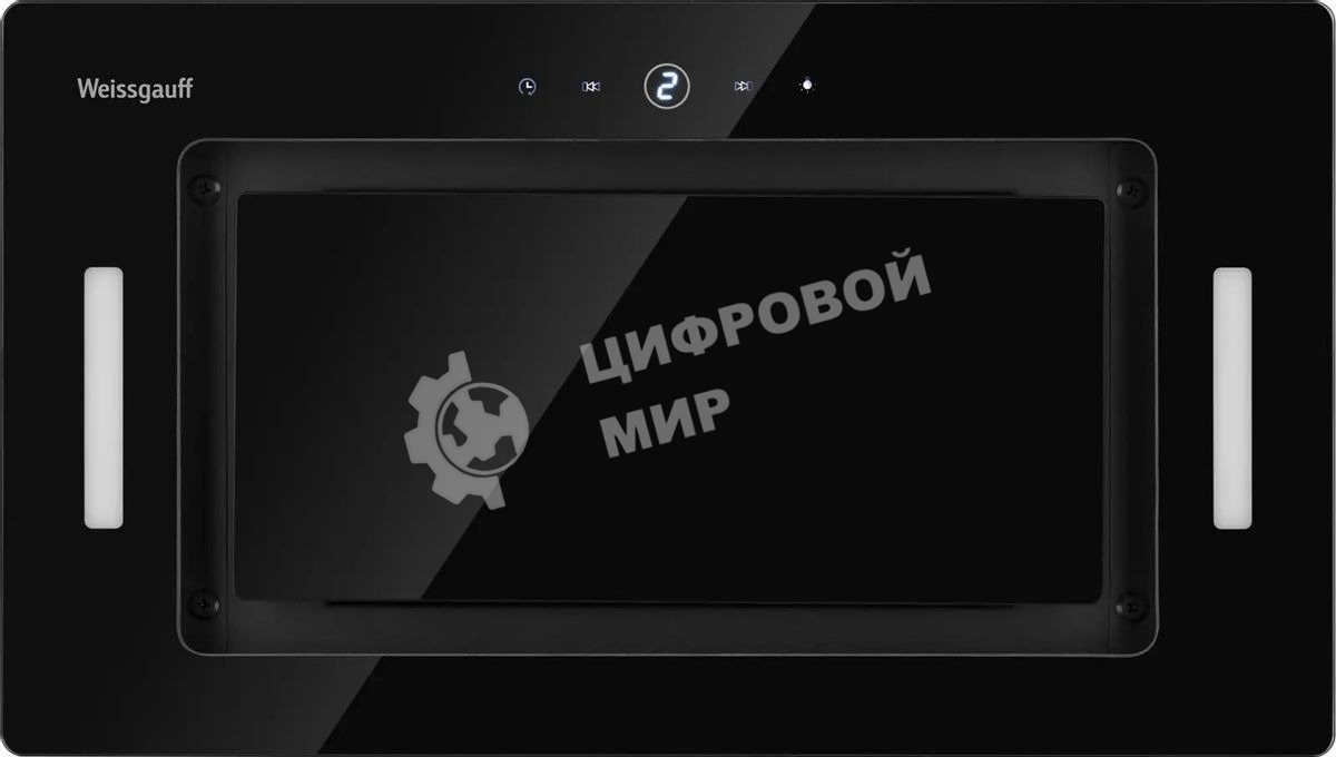 Встраиваемая вытяжка Weissgauff Aura 1350, управление сенсорное, черный