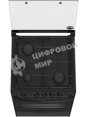 Плита газовая Дарина 1B GM441 002 At антрацит, конфорок 4, духовка 50 л, 50 см x 85 см x 51 см