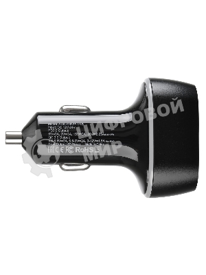 Автомобильное ЗУ ACD 63Вт, 2xUSB 1PD+1QC, 3.6~20В/3А RTL