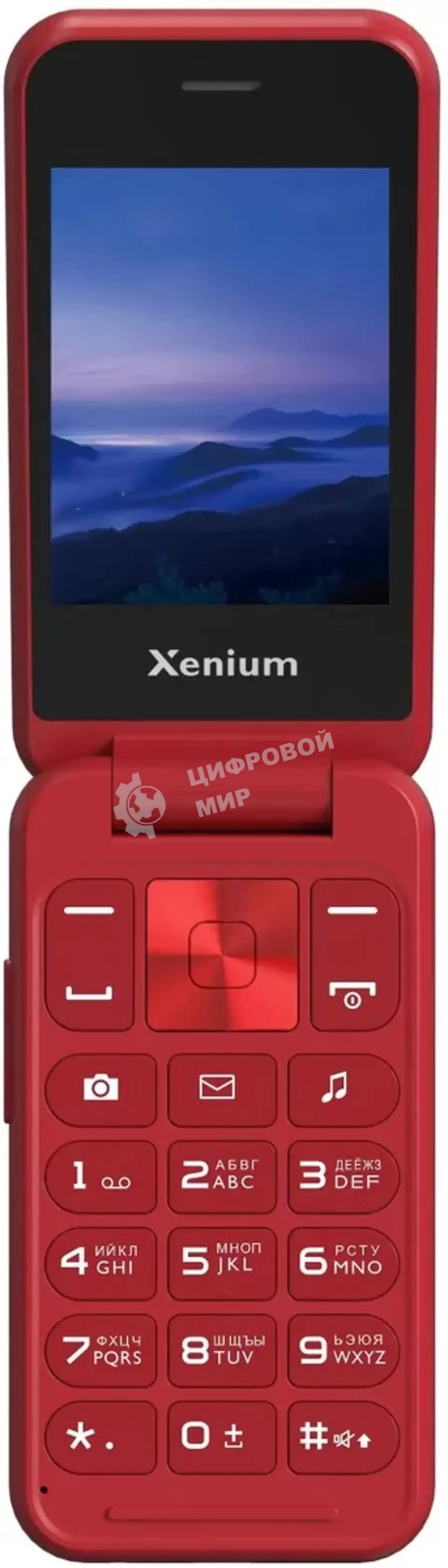 Мобильный телефон Xenium X680 красный раскладной
