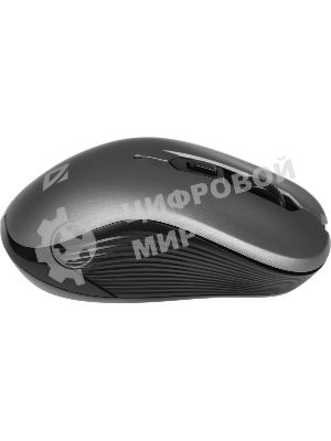 Мышь беспроводная Defender Gassa MM-105 серый, 1600 dpi, радиоканал, USB, кнопки - 6