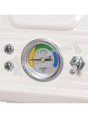 Кофеварка рожковая Hyundai HEM-5300 бежевый/серебристый, исп. кофе - молотый, 1.5 л, 850 Вт, 20 бар