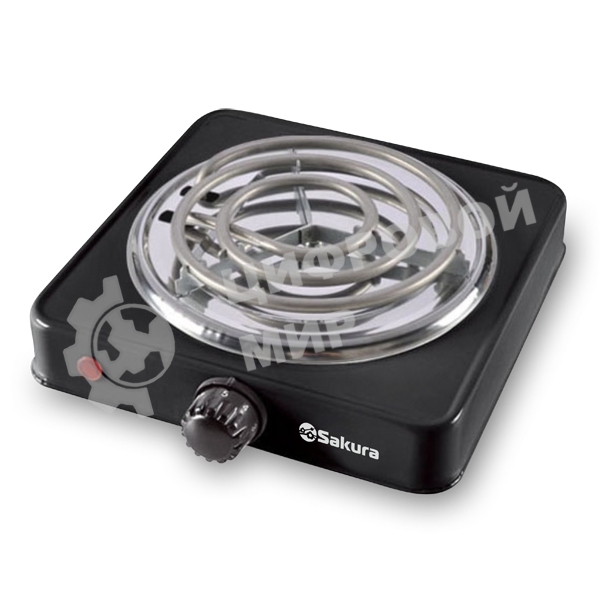 Плита настольная электрическая Sakura ПЭ-02В 1000 Вт, 145мм 1 конф/спир