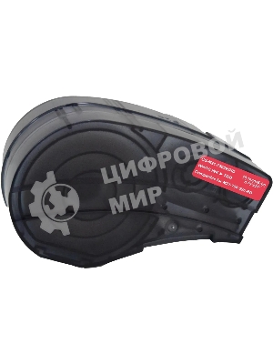 Картридж ленточный Cactus CS-M21-750595RD белый шрифт, красный фон (19.1 мм, 6.4 м) для Brady BMP21-PLUS, BMP21-LAB