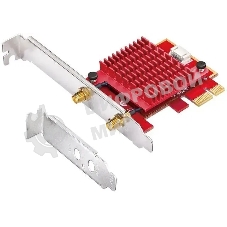 Сетевой адаптер Wi-Fi + Bluetooth Cudy WE3000S АХ5400 PCI Express (ант.внеш.съем) 2ант.