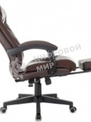 Кресло Бюрократ CH-824MSG-BF коричневый, экокожа