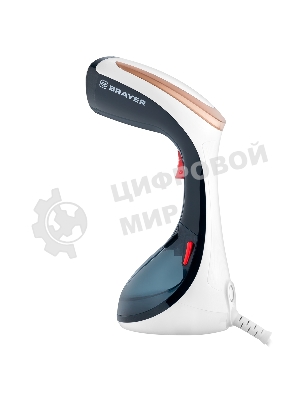 Отпариватель Brayer BR4123 черный/белый, 1630 Вт, 25 г/мин, 270 мл