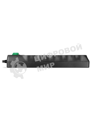 Сетевой фильтр SVEN SF-10E-16 1,8 м (10 розеток) черный