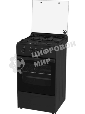 Плита газовая Дарина 1B GM441 002 At антрацит, конфорок 4, духовка 50 л, 50 см x 85 см x 51 см