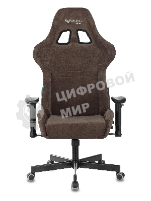 Кресло Бюрократ VIKING KNIGHT LT10 FABRIC коричневый, ткань, 120 кг, механизм качания