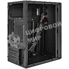 Компьютерный корпус Minitower ExeGate BAA-308-UNS450 (mATX, БП UNS450 с вент. 12см, 2хUSB, HD Audio, черный)