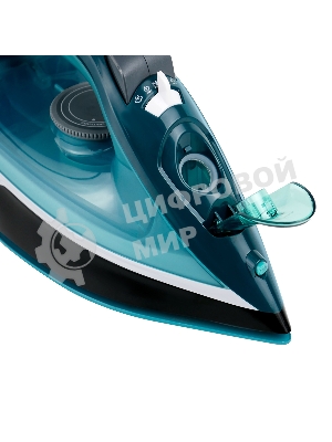 Утюг Centek CT-2324 OLYMPIC бирюзовый, 2800 Вт, 190 г/мин, 350 мл