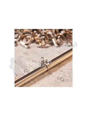 Хомут стальной Rexant червячный 12-20