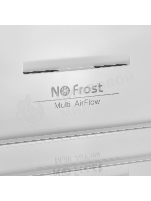 Холодильник Maunfeld MFF200NFSTSE серый двухкамерный 260/96л морозилка снизу, No Frost