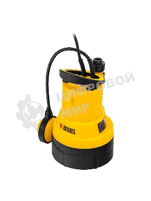 Дренажный насос для чистой воды Denzel DPB400, 400 Вт, подъем 11 м, 5500 л/ч