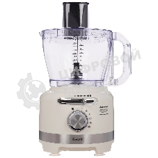 Кухонный комбайн RAGEX R108-105 бежевый 1000Вт 6 скоростей