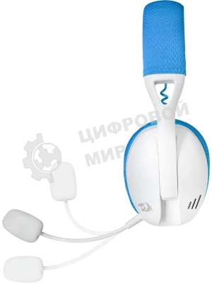 Гарнитура Redragon Ire Pro голубой, беспроводная + проводная, Bluetooth / USB, до 25 ч