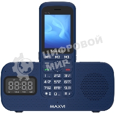 Мобильный телефон Maxvi RT-03 + док-станция, синий