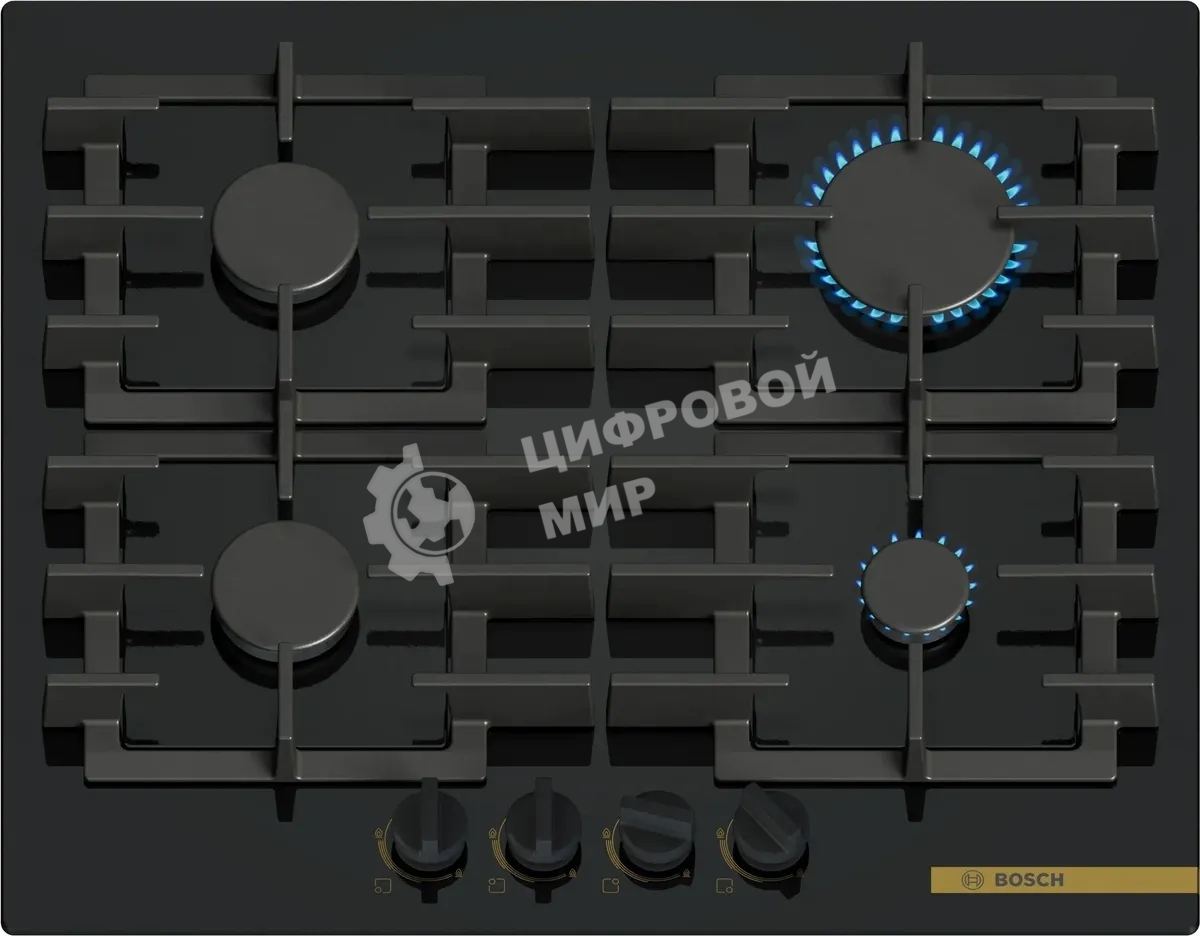Газовая варочная поверхность Bosch Serie 6 PPP6B6J40R черный
