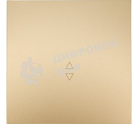 Выключатель проходной 1-кл. СП ZIMA IP20 10А безвинт. зажим зол. LEZARD 704-3688-105QC