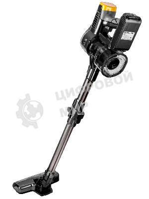 Пылесос вертикальный Brayer BR4273 серый/желтый, питание от аккумулятора, 350 Вт, уборка сухая, пылесборник 0,8 л