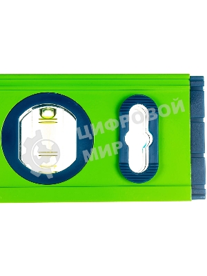 Уровень алюминиевый Сибртех УСМ-0,5-400, фрезерованный, 3 глазка, магнитный, 400 мм