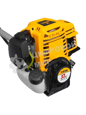 Триммер бензиновый Denzel DTL-37-4T, 4-тактный, 37 см3, неразъемная штанга, сост. из 2 частей