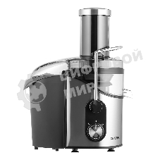 Соковыжималка Centek CT-1212 стальной/чёрный, центробежная, 1200 Вт, 1100 мл, механическое