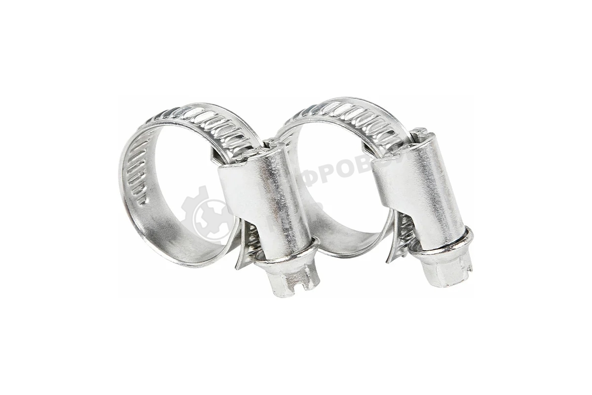 Хомут стальной Rexant червячный 12-20