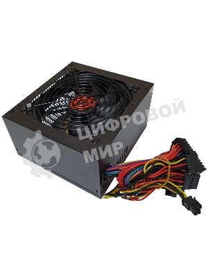 Блок питания Ginzzu SB500, 500Вт, 120мм, черный
