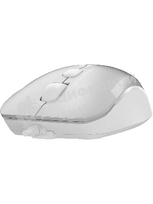 Мышь проводная A4Tech Fstyler FM26S серебристый/белый, 1600 dpi, USB, кнопки - 4