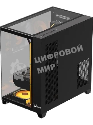 Компьютерный корпус Aerocool/Formula Crystal Z9 черный без БП ATX 7x120мм 2xUSB 3.0 audio bott PSU