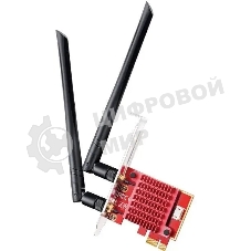 Сетевой адаптер Wi-Fi + Bluetooth Cudy WE3000S АХ5400 PCI Express (ант.внеш.съем) 2ант.