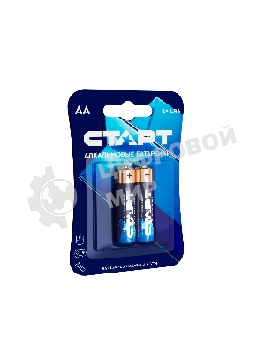 Батарейки СТАРТ LR6-BL2 BLUE 40/720, AA, 2 шт. в блистере