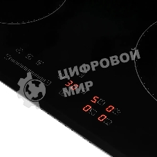 Электрическая варочная панель Hyundai HHE 6451 BG Hi-Light, независимая, черный