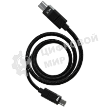 Дата-кабель MORE CHOICE (4620202554987) K87aa 2м USB 3.0A PD60W для Type-C Type-C- 2м, черный