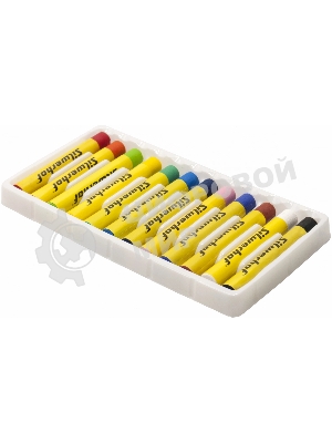 Масляная пастель Silwerhof Create 12 цветов, длина 70мм, диаметр 10мм