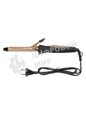 Щипцы для завивки волос BBK BST2500 черный/шампань, 19 мм, 200 °C, 1 режим