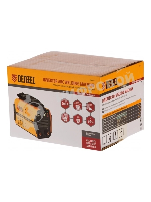 Сварочный аппарат Denzel ds-200 compact 94373 инвертор. дуговой сварки 200А пв 70%