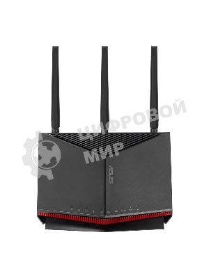 Маршрутизатор ASUS RT-BE86U, черный/красный, 90IG08W0-MO9A0V