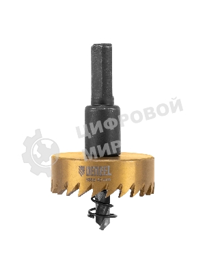 Коронка по металлу Denzel HSS, 40 мм, нитридтитановое покрытие