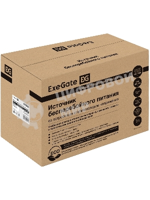 Источник бесперебойного питания ExeGate SpecialPro UNB-2000.LED.AVR.EURO.RJ 2000VA/1200W, LED, AVR, 4 евророзетки, RJ45/11, черный